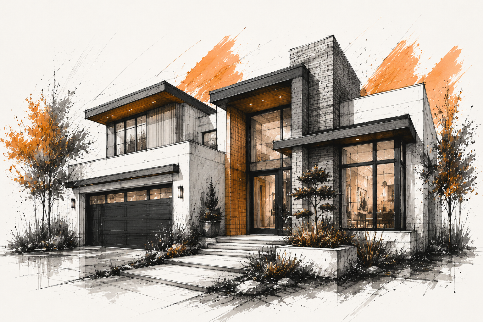 Home renovation sketch