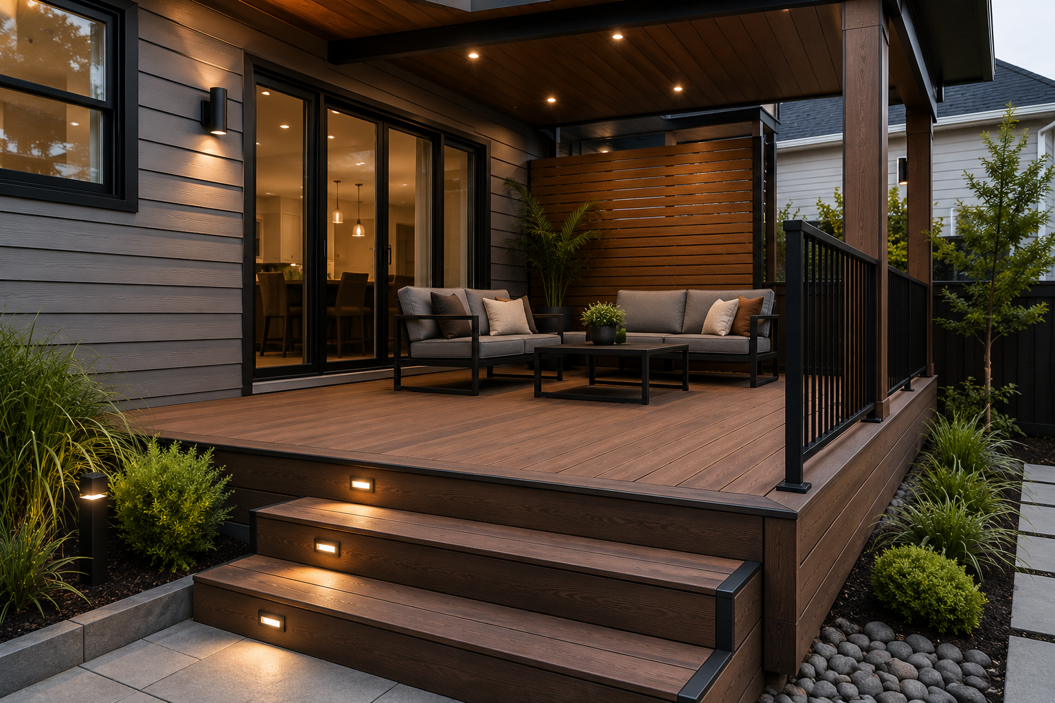 Wood Deck & Vinyl
